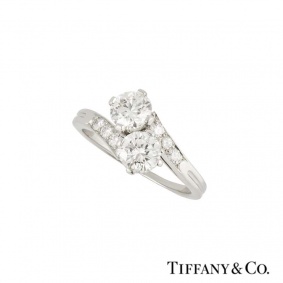 Tiffany & Co. Diamond Set Ring in Platinum C.1960s